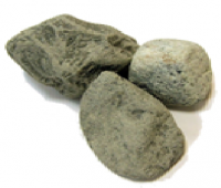 Камни Порфирит обвалованный для электрокаменок ф.40-80 мм (20кг, коробка) ОК