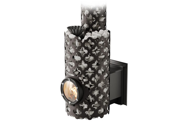 Новинка 2025 - банная печь «Арабеска» с иллюминатором