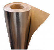 Фольга алюминиевая на крафт-бумаге Фольтекс ФК (рулон 15м.п.*шир. 1,2м.п., 18м2) 